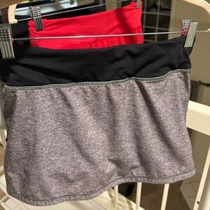 Pace Rival Mini Skirt - Grey/Black